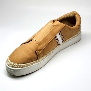 Ccocci Camel and Leopard Marcus Sneakers 7 EUC